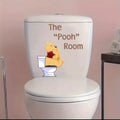 The Pooh Room” Toilet Sticker