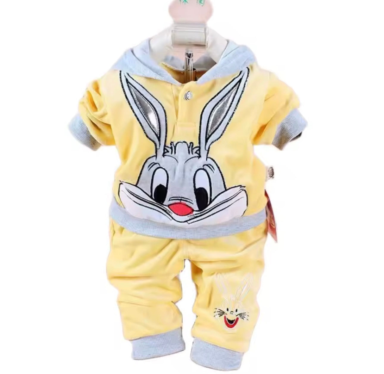 Cute Bunny Baby Tracksuit Set