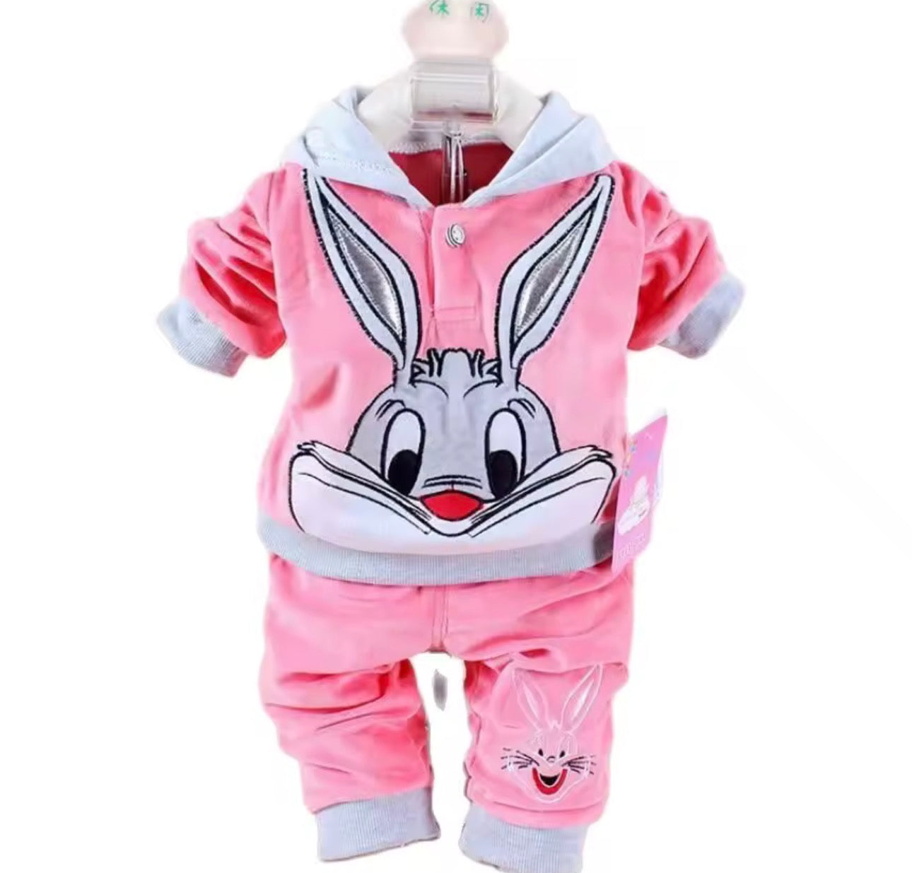 Cute Bunny Baby Tracksuit Set