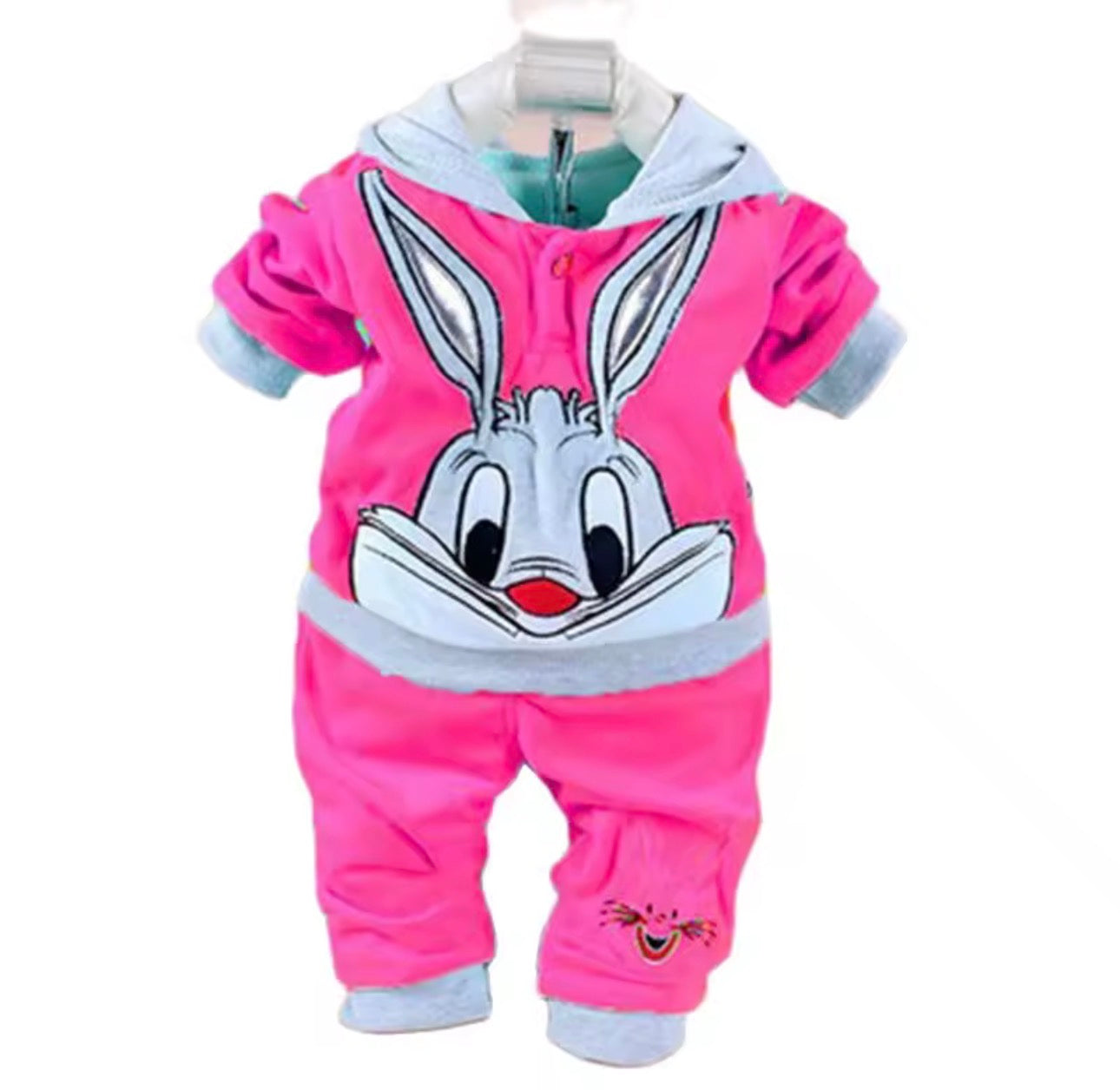 Cute Bunny Baby Tracksuit Set