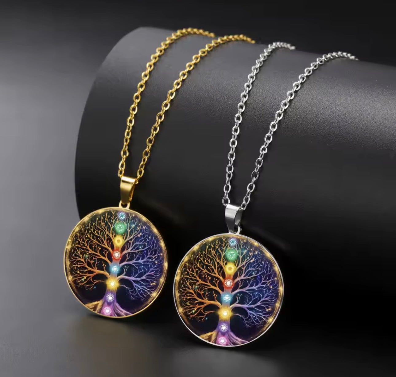 Jeshayuan Magic Tree of Chakras Necklace