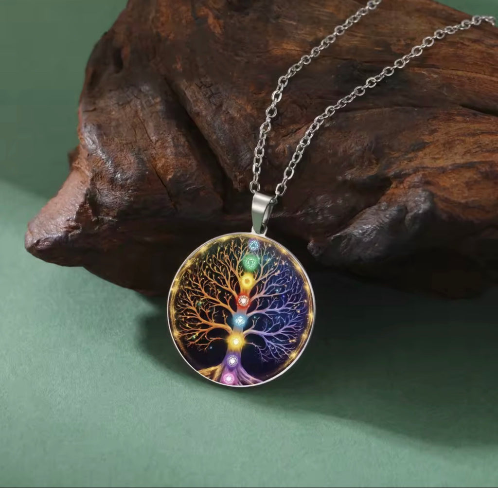 Jeshayuan Magic Tree of Chakras Necklace