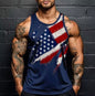 America Flag 3D Print Tank Tops