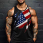 America Flag 3D Print Tank Tops