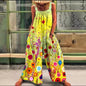 Loose Casual Lazy Wind Oversize Print One-Piece