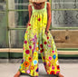 Loose Casual Lazy Wind Oversize Print One-Piece