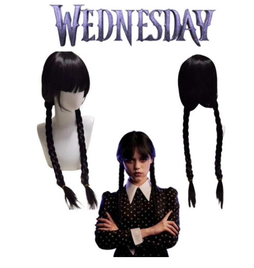 The Wednesday Cosplay Wig