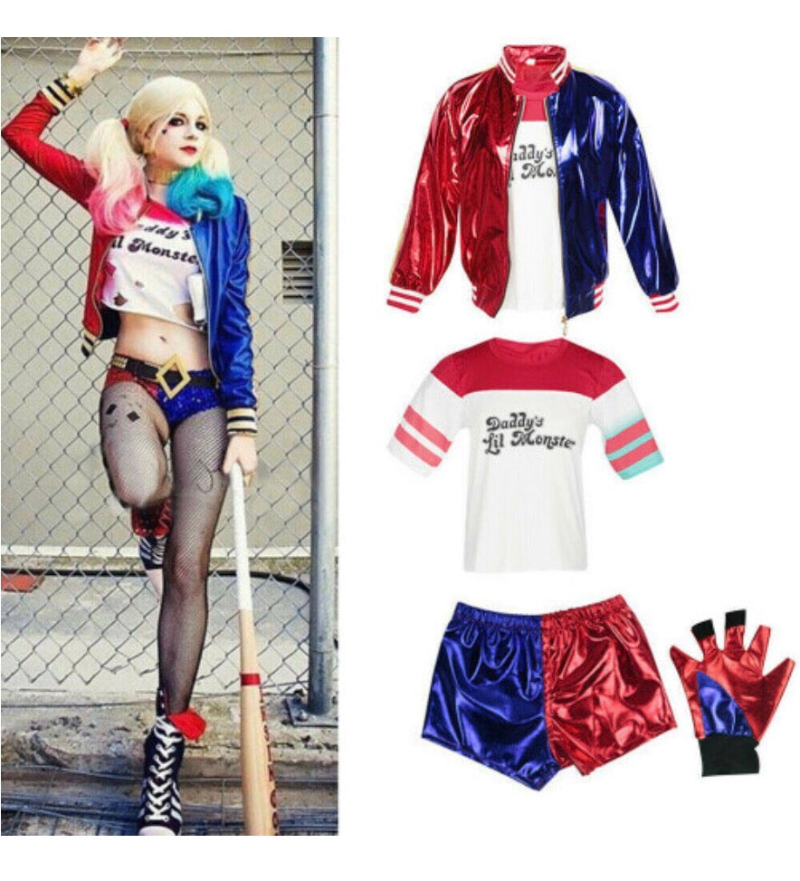 Adult Women Harley Quinn Suicide Squad Costume