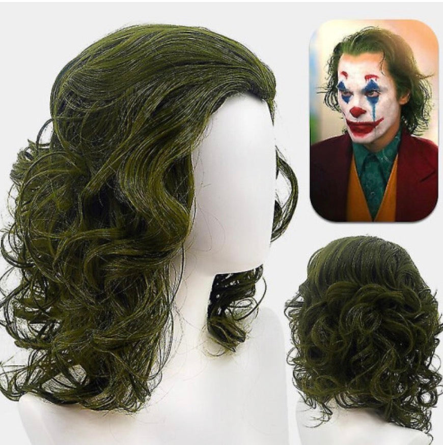 Movie Joker Cosplay Costume With Wig