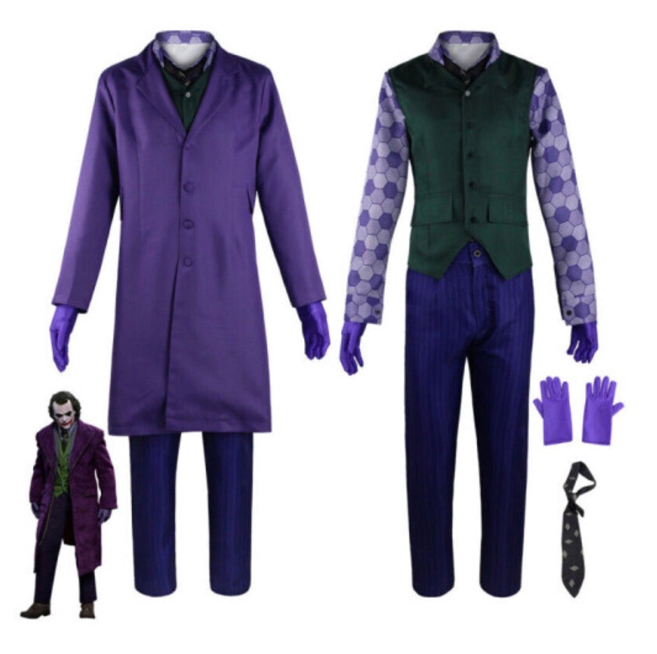 Batman The Dark Knight Joker Cosplay Costume