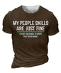 Men's T Shirt Fashion Letter Graphic T-Shirt