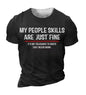 Men's T Shirt Fashion Letter Graphic T-Shirt