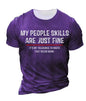 Men's T Shirt Fashion Letter Graphic T-Shirt