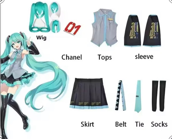 Anime Figures Performance Clothes Miku Cosplay