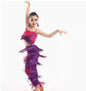 Kids Latin Dance Pantsuit Costumes