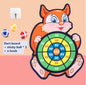Montessori Toys for Kids 2 to 4 Years Old Cartoon Animal Dart Board