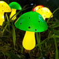 6PCS Solar Mushroom Fairy String Lights LED