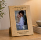 Personalised Anniversary 6x4 Wooden Photo Frame