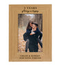 Personalised Anniversary 6x4 Wooden Photo Frame