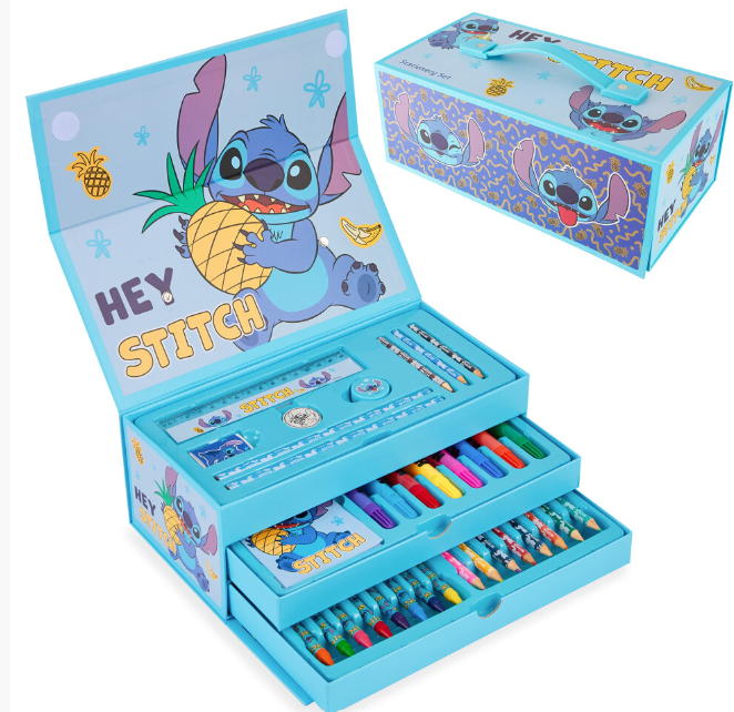 Stitch Colouring Pencils for Kids Colouring Pens Crayons Art Supplies