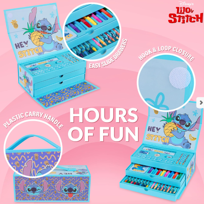 Stitch Colouring Pencils for Kids Colouring Pens Crayons Art Supplies