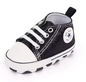 Newborn Sequined Canvas Baby Sneakers
