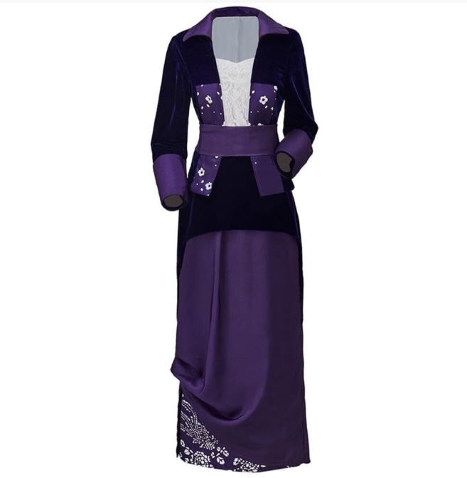 Titanic Rose DeWitt Bukater Cosplay Costume Titanic Dress