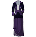 Titanic Rose DeWitt Bukater Cosplay Costume Titanic Dress