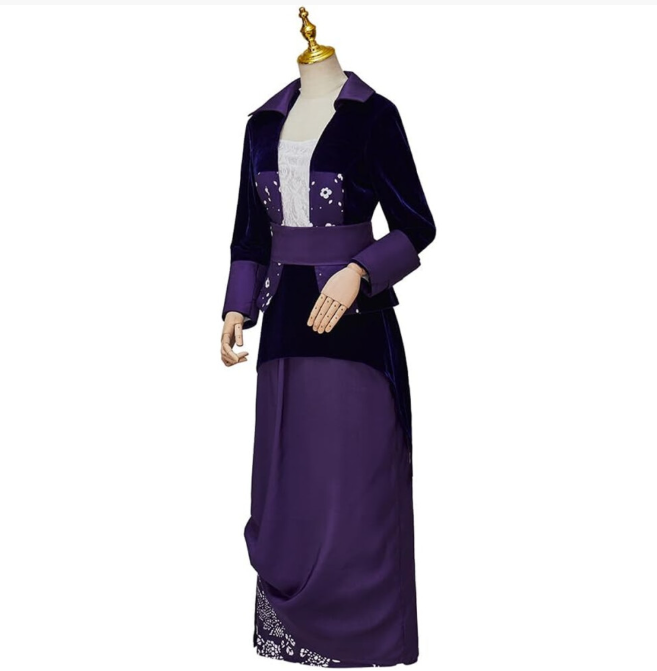 Titanic Rose DeWitt Bukater Cosplay Costume Titanic Dress
