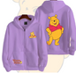 WINNIE THE POOH Zip Up Hoodie