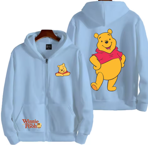 WINNIE THE POOH Zip Up Hoodie