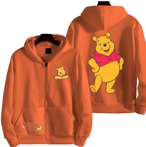 WINNIE THE POOH Zip Up Hoodie