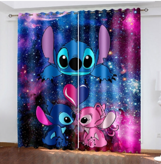 Lilo Stitch Thermal Blackout Curtains
