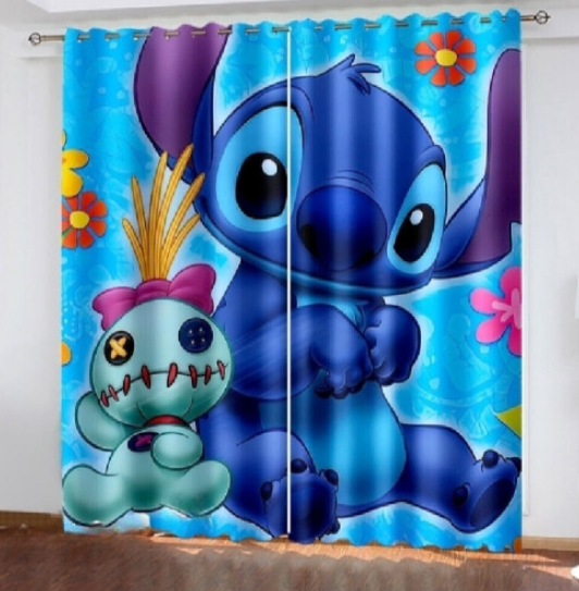 Lilo Stitch Thermal Blackout Curtains