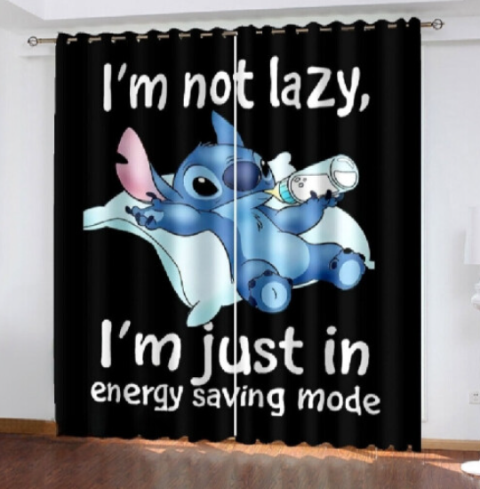 Lilo Stitch Thermal Blackout Curtains