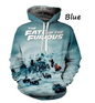 Men's Fast Furious Hoodie Fashion 3d Graphic