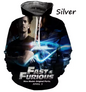 Men's Fast Furious Hoodie Fashion 3d Graphic