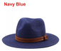 Foldable Men Women Wide Brim Panama Hat