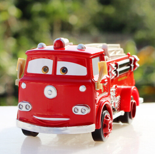 Disney Pixar Cars 1:55 Red Fire Truck Die-Cast Toy