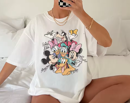 Disney 2026 New Hot His Companions' T-shirt