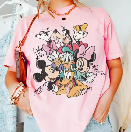 Disney 2026 New Hot His Companions' T-shirt