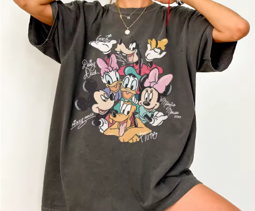 Disney 2026 New Hot His Companions' T-shirt