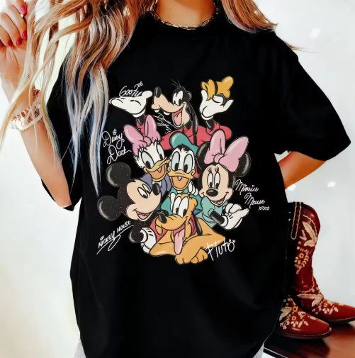Disney 2026 New Hot His Companions' T-shirt