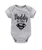 Baby Romper Newborn Baby "Daddy Is My Super Hero"