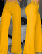 Women High Elastic Waist Wide Leg Loose Trousers