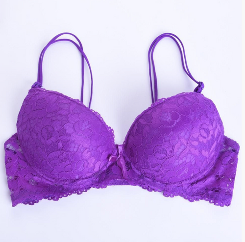 Women Lace Push Up Bra Top Cups