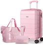 Carry On Hand Suitcase Hard Shell Trolley, Lightweight Travel Cabin Luggage