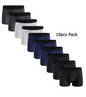 10Pcs Men's Boxer And Briefs Fashion Underwear