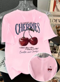 "My Friends Are My Cherries" Graphic T-Shirt