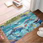 Beautiful Dolphin Ocean Door Mat